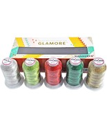 Wonderfil Glamore Fun Christmas Thread Pack Assorted - $69.60 CAD