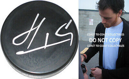 Martin Havlat Blackhawks,Blues,Sharks,Wild signed,autographed Hockey Puck,proof - £43.51 GBP