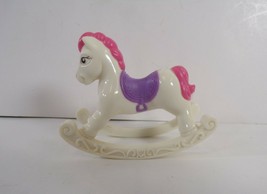 Fisher Price Loving Nursery Baby White Rocking Horse Dollhouse Accessory Toy - £4.68 GBP