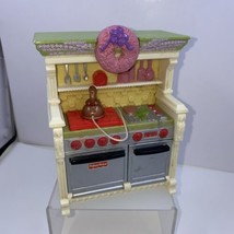 Fisher-Price Loving Family Dollhouse Kitchen Stove Oven w/ Sounds 2008 Works! - $7.87