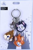WDW Disney Squad Critters Key Chain Figaro, Chip, Tod Dangle Clip Sewn - £10.81 GBP