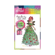 Creative Expressions 6&quot;X4&quot; Clear Stamp Set By Jane Davenport-Christmas Tree Fair - £11.96 GBP