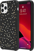 kate spade new york Soft Touch case for iPhone 11 Pro - Disco Dots Black &amp; Gold - £7.07 GBP