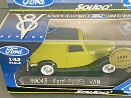 Solido  1936 Ford Panel Van V8 Series 1/43 Scale Limited Edition #99043 NEW - £11.85 GBP