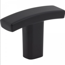 Elements 859T-MB Thatcher 1-1/2  T-Shaped Cabinet Knob, Matte Black (Box... - £39.11 GBP