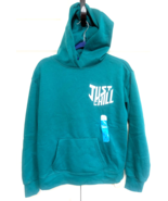 Primark Cares Green Teal JUST CHILL S Pullover Hoodie NWT - $363.83 MXN
