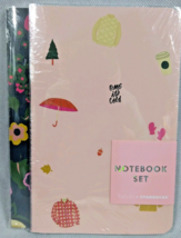 Starbucks Ban.do Set of 2 Notebooks Bando Yes Fun Flowers OMG its Cold - £9.71 GBP