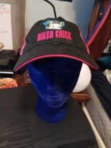 Betty Boop Biker Strapback Hat Embroidered Licensed Universal Studios Pink Black - £31.26 GBP
