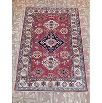Radiant 4x6 Authentic Hand Knotted Super Kazak Rug B-76245 - £430.08 GBP