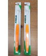 GUM 308 End Tuft Toothbrush Sunstar New in Package Lot of 2 Orange - $22.28