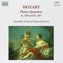Piano Quartet G Minor / Piano Quartet E Flat Maj by W.A. Mozart Cd - £8.94 GBP