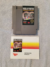 Wheel Of Fortune Nintendo Nes Game Cartridge &amp; Manual Only - Tested 3 Screws - £14.19 GBP