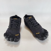 Vibram Fivefingers V-Trek Black Womens Sz 7.5-8 Lace Up Outdoor Hiking Shoes - £62.26 GBP