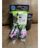 67XL Color Ink Cartridges for HP Deskjet 2700 2755 2752 4152 4155 Envy 6... - $20.47