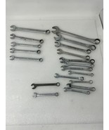 Vintage USA Combination Wrench Mixed Lot - SAE Metric - Craftsman S-K 6p... - $54.09 CAD