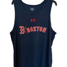 Under Armour Women&#39;s Navy Boston Redsox Tank Top - $7.58