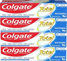 Colgate Total Teeth Whitening Toothpaste, 10 Benefits Including Sensitivity Reli - £35.03 GBP
