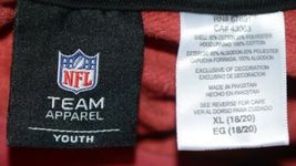 Team Apparel K S86PK NFL Licensed Arizona Cardinals Youth XL Red Hoodie image 3