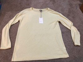 Size X Small A New Day Target Long Sleeve Yellow Tunic Sweater Top Women... - $12.19