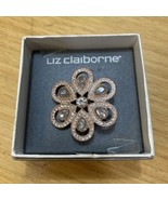 NEW Liz Claiborne Rose Gold Tone Brooch Fashion Jewelry KG JD - $27.06 CAD