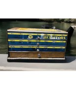 Vintage IRC Resist-O-Cabinet 4 Drawer Resistors Metal Storage Box - $1,858.61 MXN