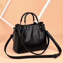 Korean Fashion Handbag  New Leisure Large Capacity Women Bag Casual Tote Soft Le - £63.43 GBP