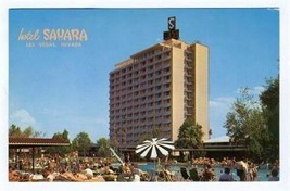 Sahara Hotel Postcard Las Vegas Nevada Garden of Allah - £8.77 GBP