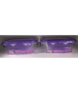 2ea 1.38Cup Sure Fresh Dry/Cold/Freezer Food Storage Containers W Clip-L... - $18.69