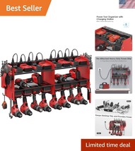 Heavy Duty Wall-Mount Tool Organizer with Charging Shelf and Gift-Worthy... - $131.99