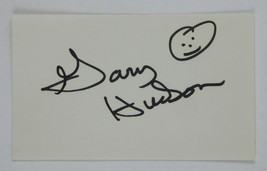 Gary Hudson Hand Signed Autographed 3x5 Index Card Road House Black Thunder - £15.81 GBP