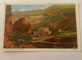 Vintage Postcard Unposted The Pueblo Park Of The Red Rocks Denver CO - £1.89 GBP