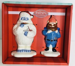 Salt &amp;Pepper Shakers Rudolph the Red Nosed Reindeer Bumble and Yukon Cornelius - $23.33