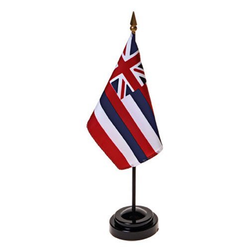 Hawaii Flag 4X6 Inch Mounted E Gloss - $8.40