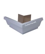 1 - Aluminum  6 - Inch Gutter Outside Box Miter Color White - $391.54 MXN