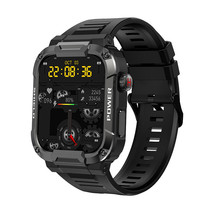 Mk66 Outdoor Bluetooth Call Smart Watch Rotary Button Heart Rate Blood Pressure  - £37.37 GBP