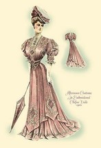 Afternoon Costume in Embroidered Chifon Voile - Art Print - £17.58 GBP+
