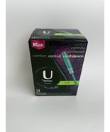 U By Kotex Sleek Tampons Super Unscented 34ct Anti-slip Grip Applicator NIB - $411.65 MXN