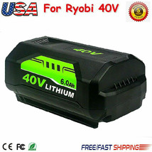 For Ryobi Op40261 40V 40 Volt 6.0Ah High Capacity Li-Ion Battery Op40601 Op4050A - £73.44 GBP