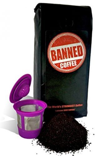  Banned Coffee | The World's Strongest Coffee Keurig K-Cup 40 Count (Servings) | - $31.69