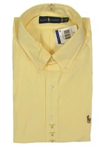 NEW Polo Ralph Lauren Dress Shirt! Yellow Multicolor Polo Player  US &amp; Euro Size - £36.05 GBP