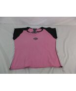Harley Davidson Pink Sleeveless Zook&#39;s Des Moines, IA Women&#39;s Large Shir... - €18,34 EUR
