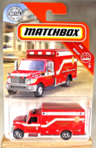 2018 Matchbox 41/100 Mbx Rescue 9/20 International Terrastar Red w/Chrome Disc Sp - £9.38 GBP
