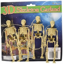 Loftus International Loftus Halloween Decaying Skeleton Hanging 5&#39; Garland, Tan  - £3.87 GBP