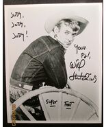 TOM BREWSTER AS SUGARFOOT (SUGARFOOT) HAND SIGN AUTOGRAPH PHOTO (CLASSIC TV) - $99.00