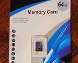 Memory Card ~ 64 GB ~ Digital Cameras ~ Cellular ~ Phones ~ GPS ~ MP3 Pl... - $14.96