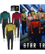 Star Trek Cosplay Costume The Next Generation Jumpsuit Uniform in Red Go... - $77.77+