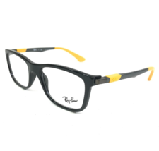 Ray-Ban Kids Eyeglasses Frames RB1549 3733 Black Gray Yellow Square 48-16-125 - £44.67 GBP