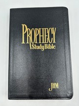 Prophecy Study Bible NKJV John Hagee Ministries Black Bonded Leather Gol... - £43.97 GBP