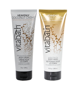 Vitabath Heavenly Coconut Cream Body Cream &amp; Body Wash Duo Set - £20.82 GBP