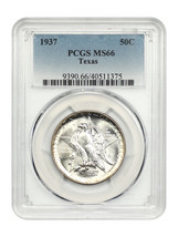 1937 50C Texas PCGS MS66 - $407.40
